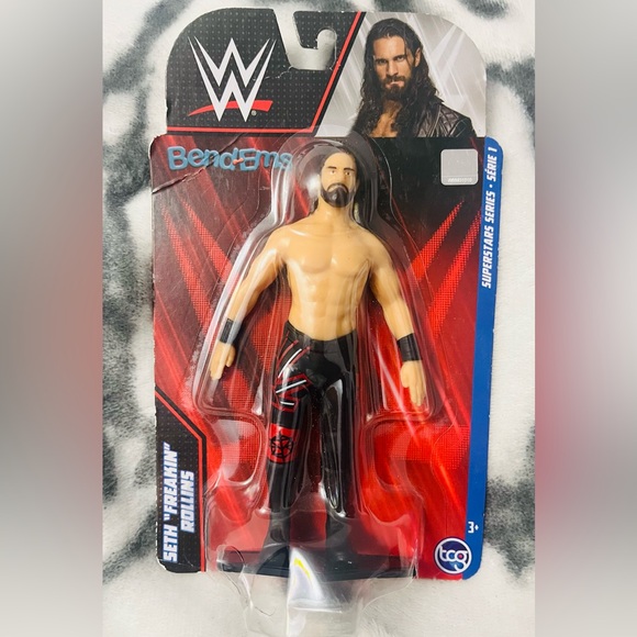WWE/Bendems Other - 2023 WWE Bend-Ems Seth "Freakin" Rollins Action Figure - NIB